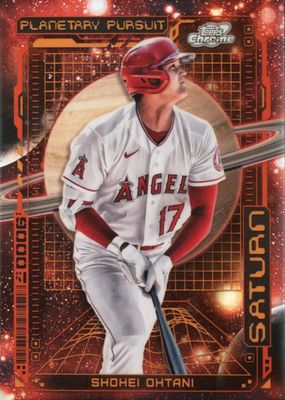 2023 Topps Cosmic Chrome #PPSA-7 Planetary Pursuit - Saturn /(1:9,625)