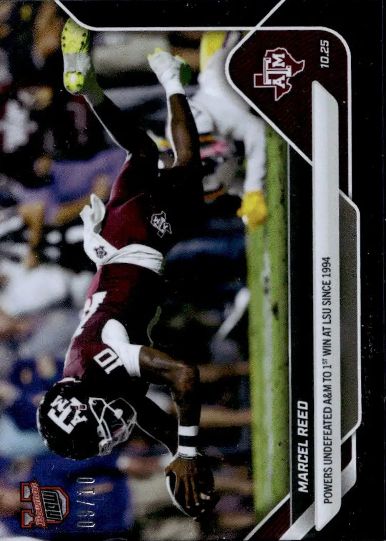 Marcel Reed 2025 Bowman U Now #37 Black Foil /10 Price Guide - Sports ...