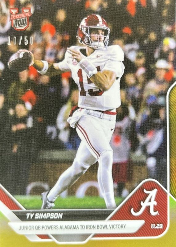 2025 Bowman U Now #53 Gold Foil /50