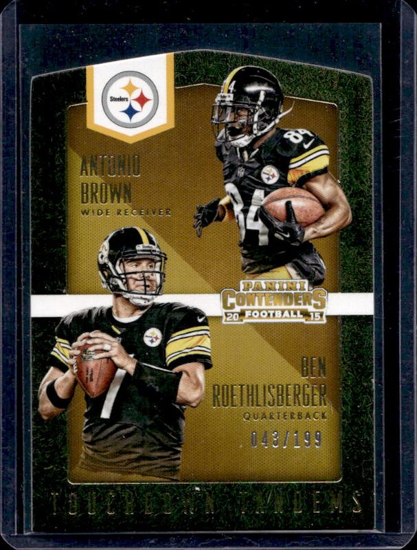 2015 Contenders #TT2 Touchdown Tandems - Gold /199