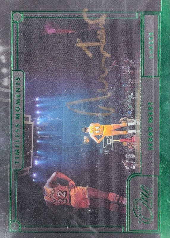 2020 One and One #TML-JWS Timeless Moments Autographs - Green /5