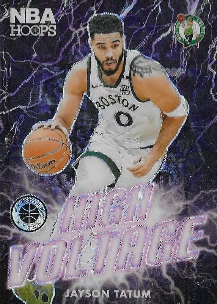 Jayson Tatum 2023 Hoops Premium Stock #13 High Voltage /(SSP