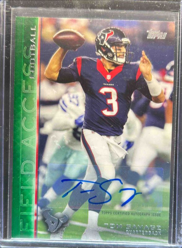 2015 Topps Field Access #62 Autographs - Green /50