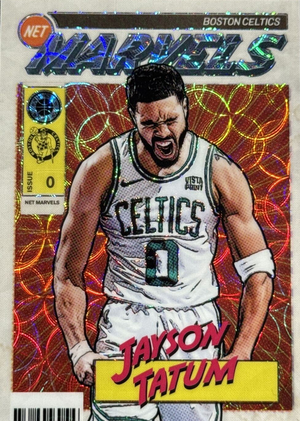 Jayson Tatum 2023 Hoops Premium Stock #5 Retro Net Marvels