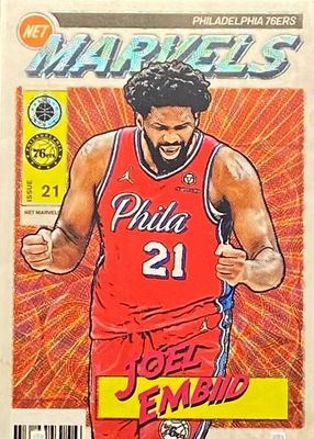 Joel Embiid 2023 Noir #11 Sneaker Spotlight /99 Price Guide