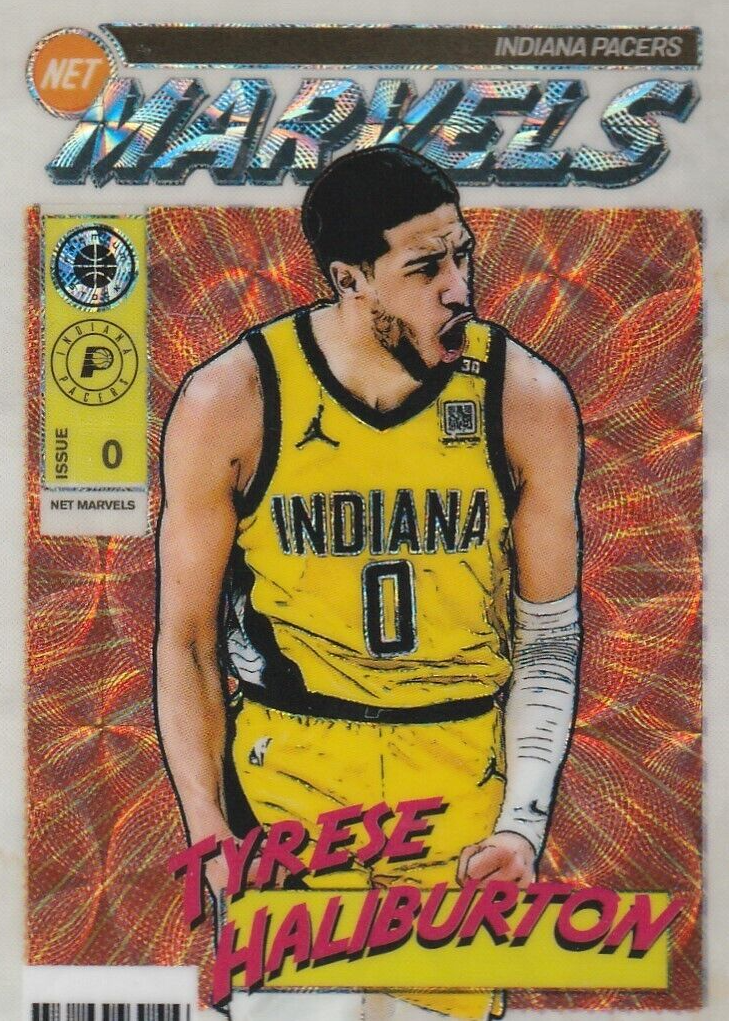 Tyrese Haliburton 2023 Hoops Premium Stock #1 Retro Net