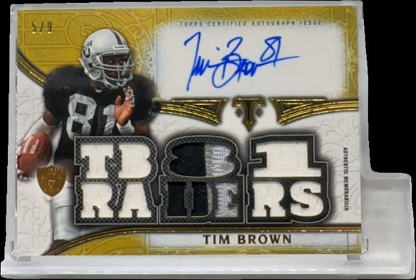 2015 Topps Triple Threads #TTAR-TB Autographed Relics - Gold /9