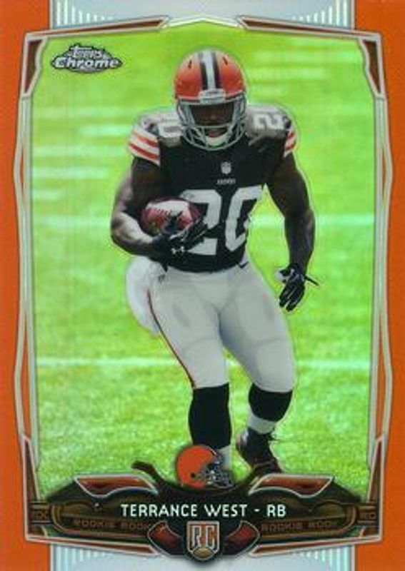 2014 Topps Chrome #202 Orange Refractor