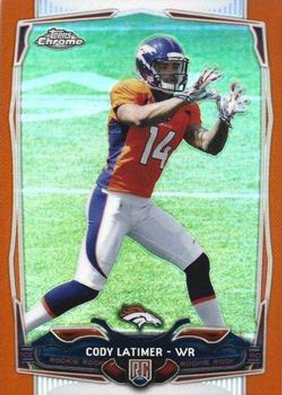 2014 Topps Chrome #211 Orange Refractor