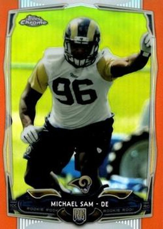 2014 Topps Chrome #174 Orange Refractor