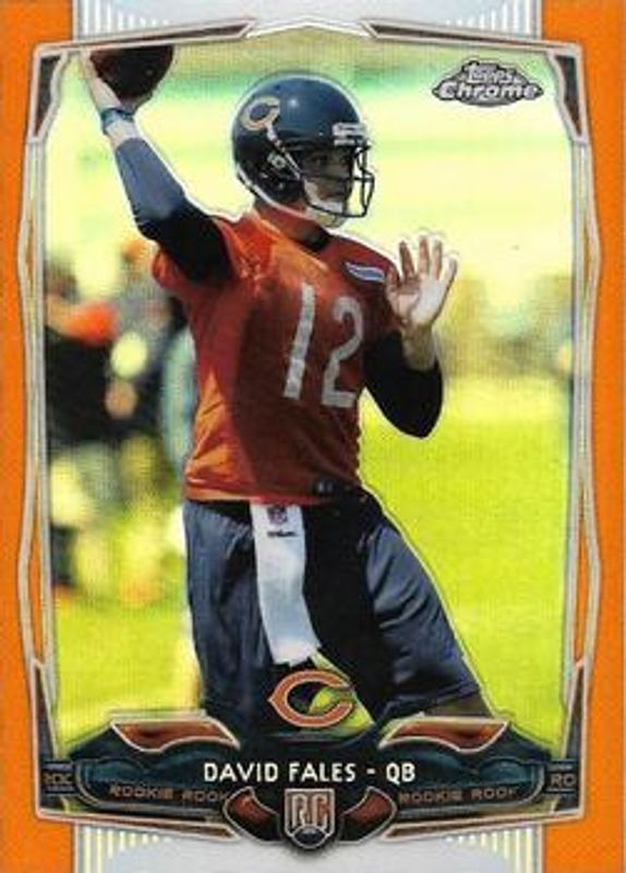 2014 Topps Chrome #168 Orange Refractor
