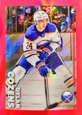 2022 Topps Chrome NHL Sticker Collection #65 Red Refractor /5