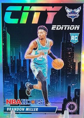 2023 Hoops Premium Stock #12 City Edition - Silver