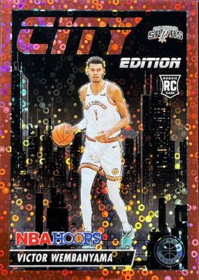 2023 Hoops Premium Stock #25 City Edition - Red Disco /99