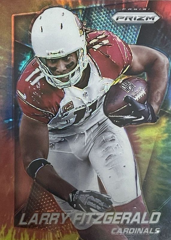Larry Fitzgerald 2014 Prizm #13 Tie-Dye /25 RAW