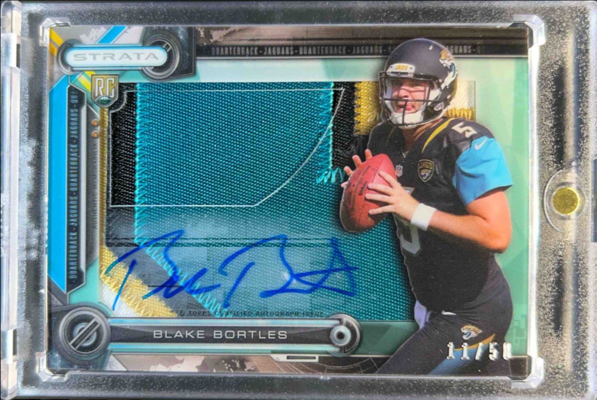2014 Topps Strata #CCAR-BB Clear Cut Autographed Rookie Relics Emerald Patches /50