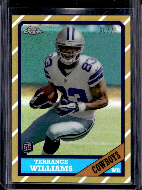 2013 Topps Chrome #14 1986 - Gold Refractor /75