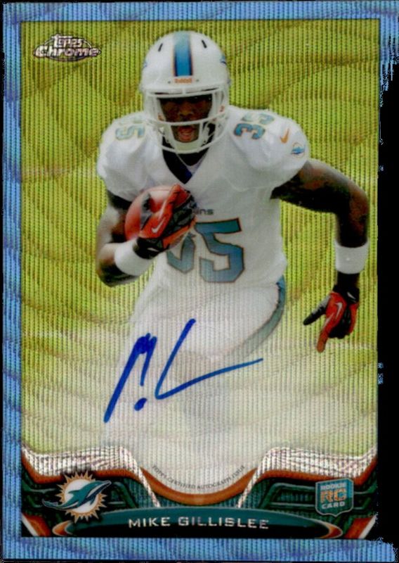 2013 Topps Chrome #146 Rookie Autographs - Blue Wave Refractor /50