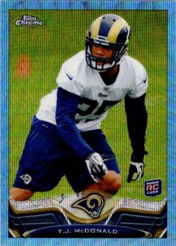 2013 Topps Chrome #124 Blue Wave Refractor