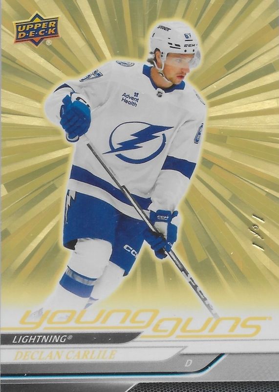 2024 Upper Deck #467 Young Guns - Outburst Gold /1