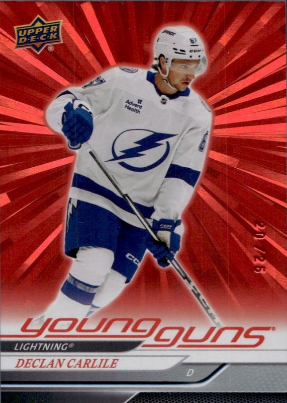 2024 Upper Deck #467 Young Guns - Outburst Red /25