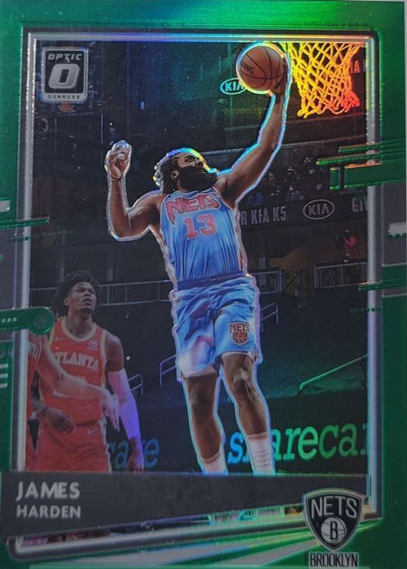 James Harden 2020 Optic #134 Green /5 RAW