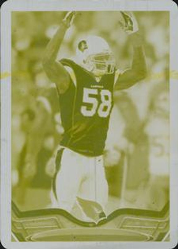 2013 Topps Mini #162 Printing Plates Yellow /1