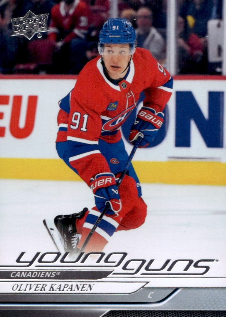 Oliver Kapanen 2024 Upper Deck #461 Young Guns Base Price Guide