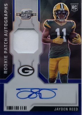 2023 Contenders Optic #RPA-JR Rookie Patch Auto - Blue /50