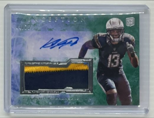 2013 Topps Inception #IAJP-KA Autographed Jumbo Patches - Green /75