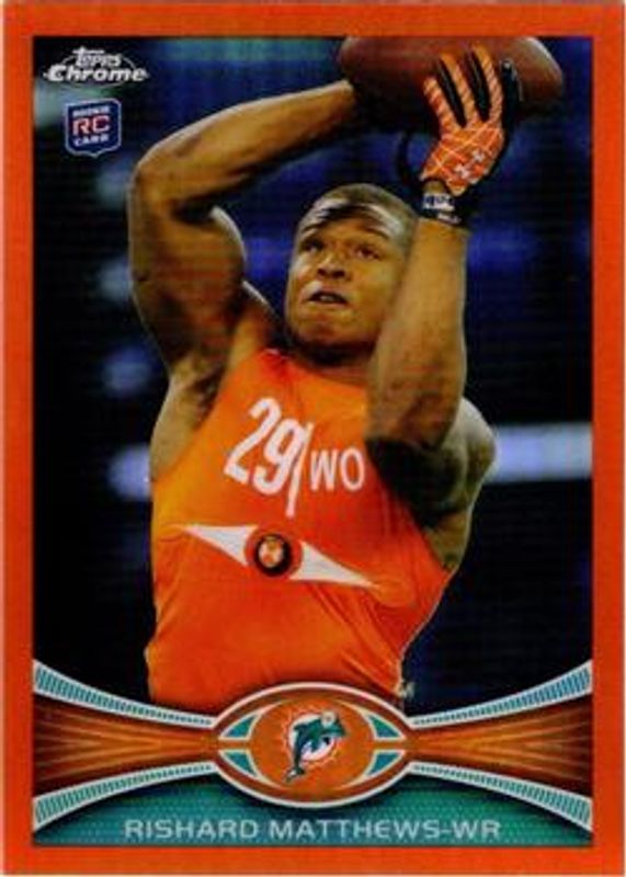 2012 Topps Chrome #204 Orange Refractor