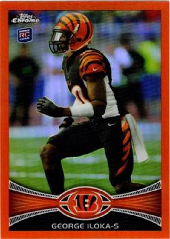 2012 Topps Chrome #205 Orange Refractor