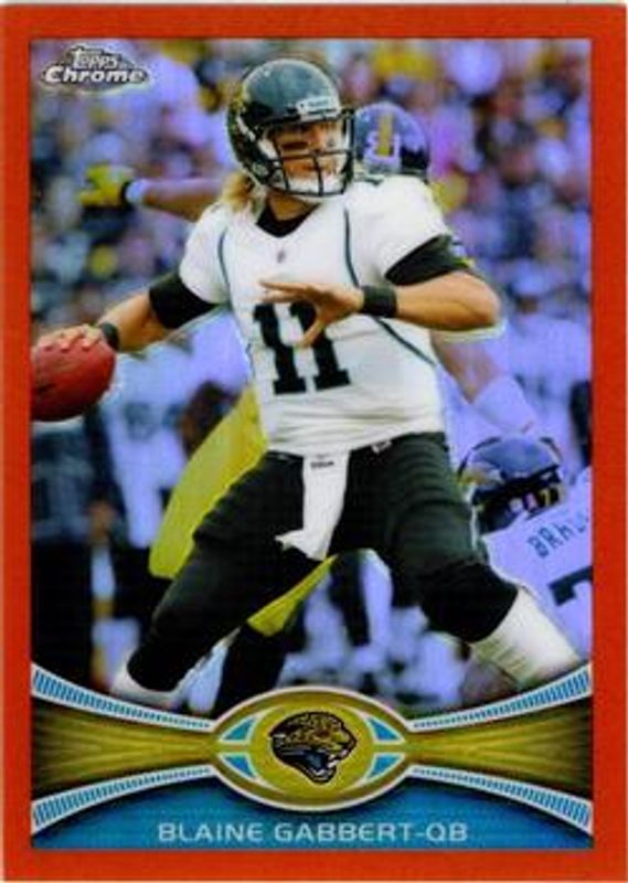 2012 Topps Chrome #55 Orange Refractor