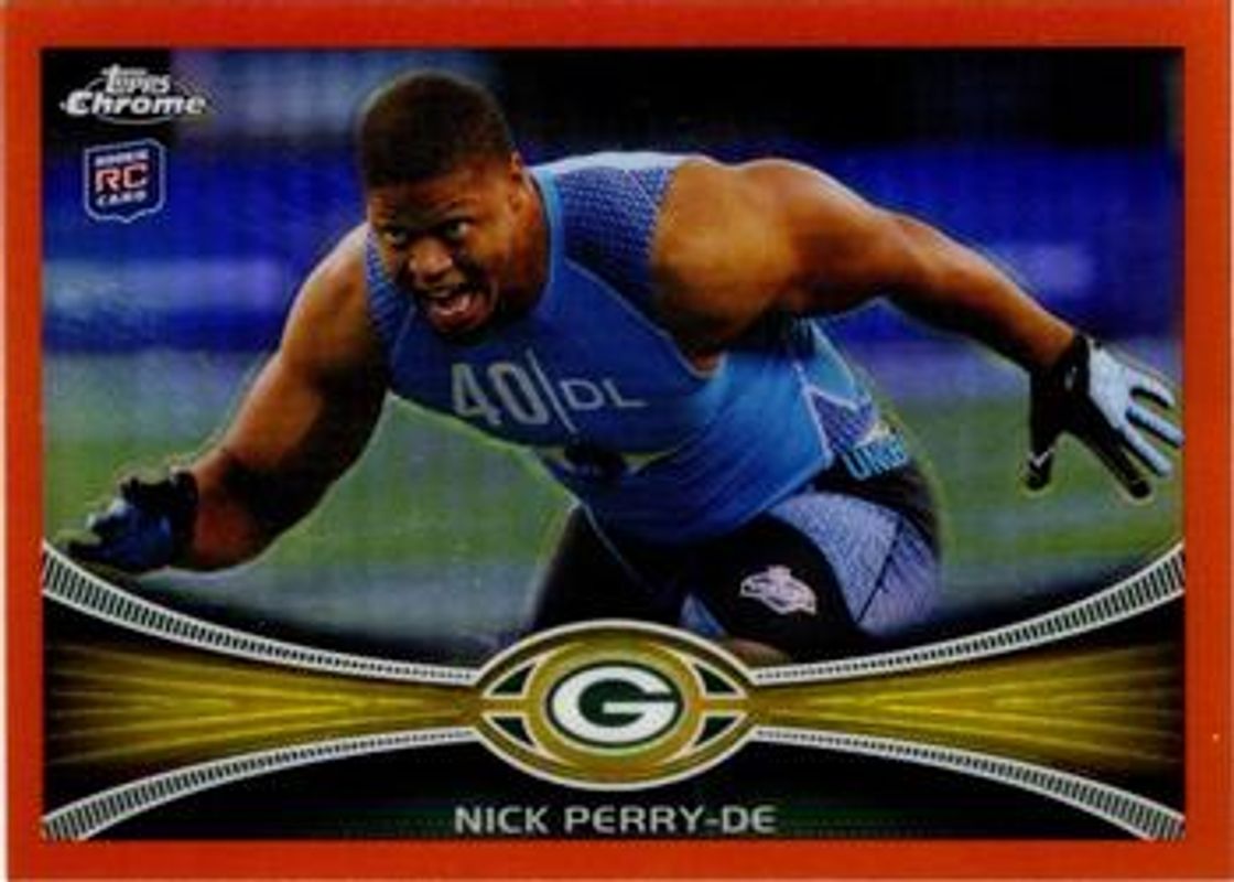 2012 Topps Chrome #185 Orange Refractor