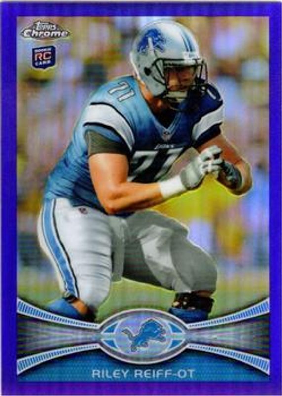 2012 Topps Chrome #4 Purple Refractor /499