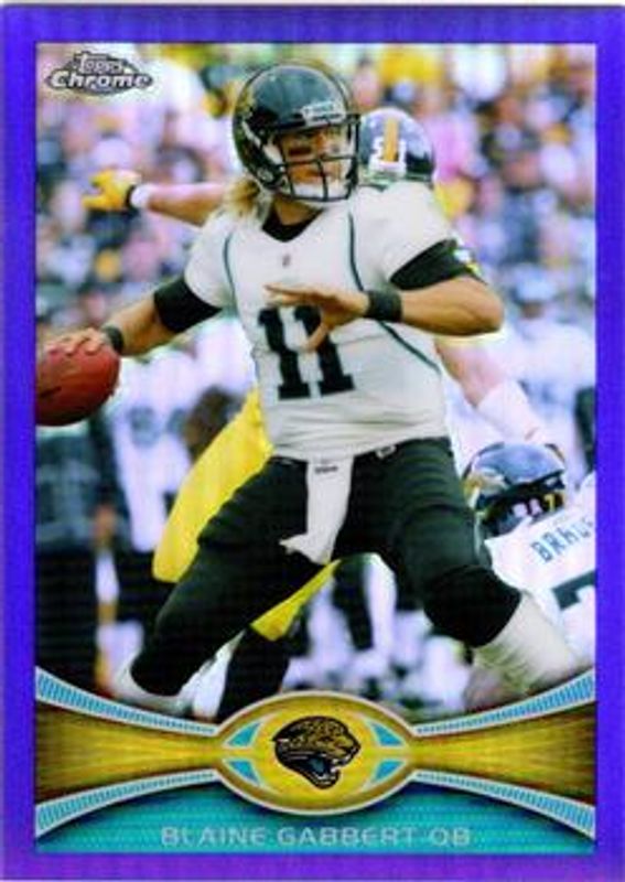 2012 Topps Chrome #55 Purple Refractor /499