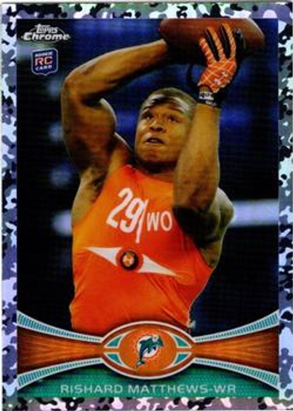 2012 Topps Chrome #204 Camo Refractor /499