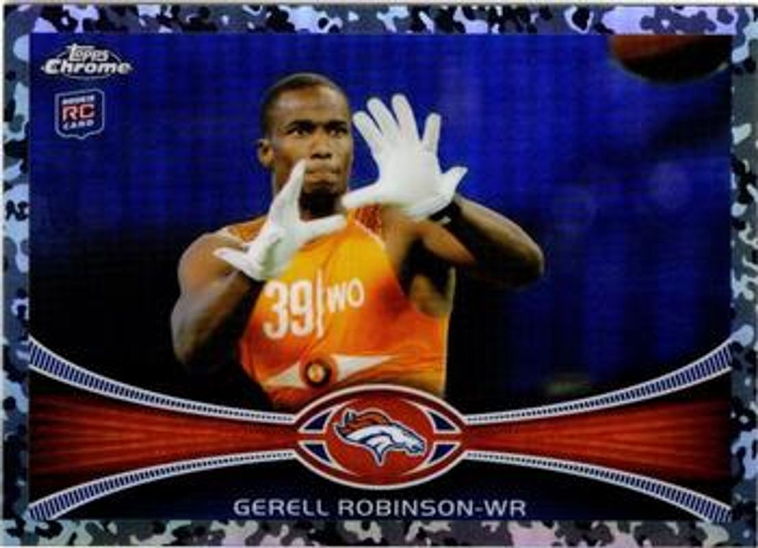 2012 Topps Chrome #214 Camo Refractor /499
