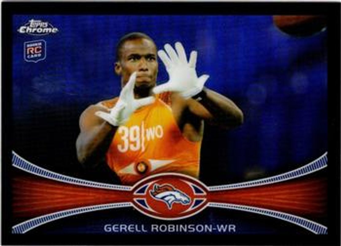 2012 Topps Chrome #214 Black Refractor /299