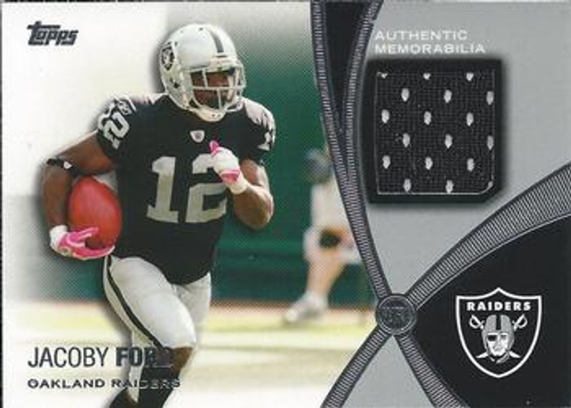 2012 Topps #PPR-JFO Prolific Playmakers Relics