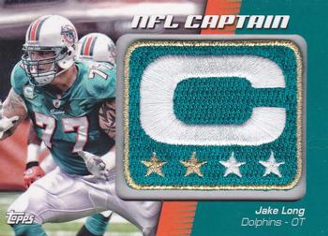 2012 Topps #NCP-JL NFL Captains Patches