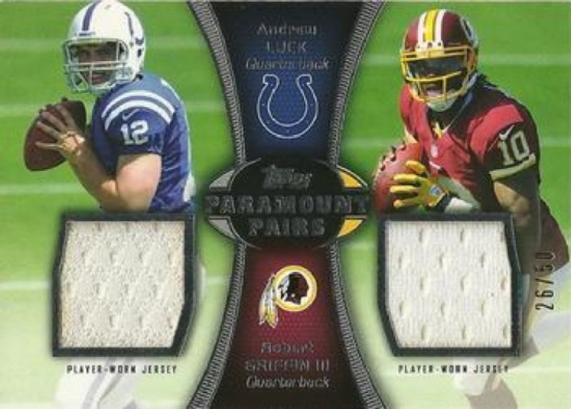 2012 Topps #PAR-LG Paramount Pairs Relics /50