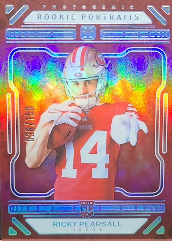 Ricky Pearsall 2024 Photogenic #159 Rookie Portraits - Silver /150 RAW