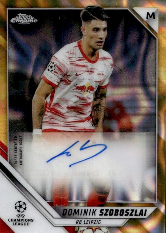 2021 Topps Chrome UEFA Champions League #CA-DS Autographs - Gold Lava Refractor