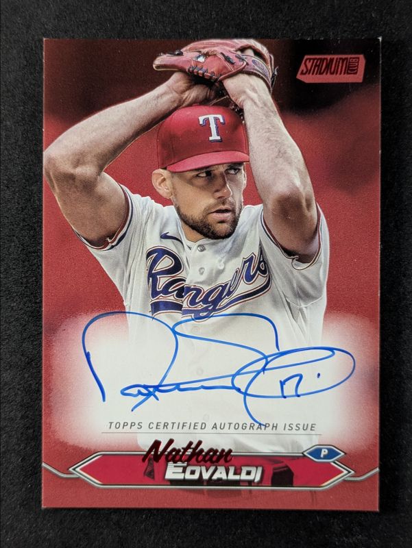 2024 Topps Stadium Club #SCBA-NE Autographs - Red Foil /50