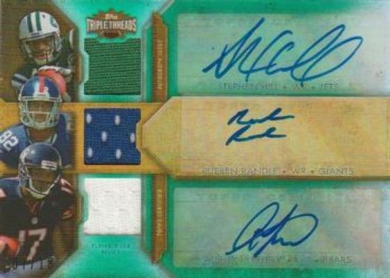 2012 Topps Triple Threads #TTARC-8 Autographed Relic Combos - Emerald /18