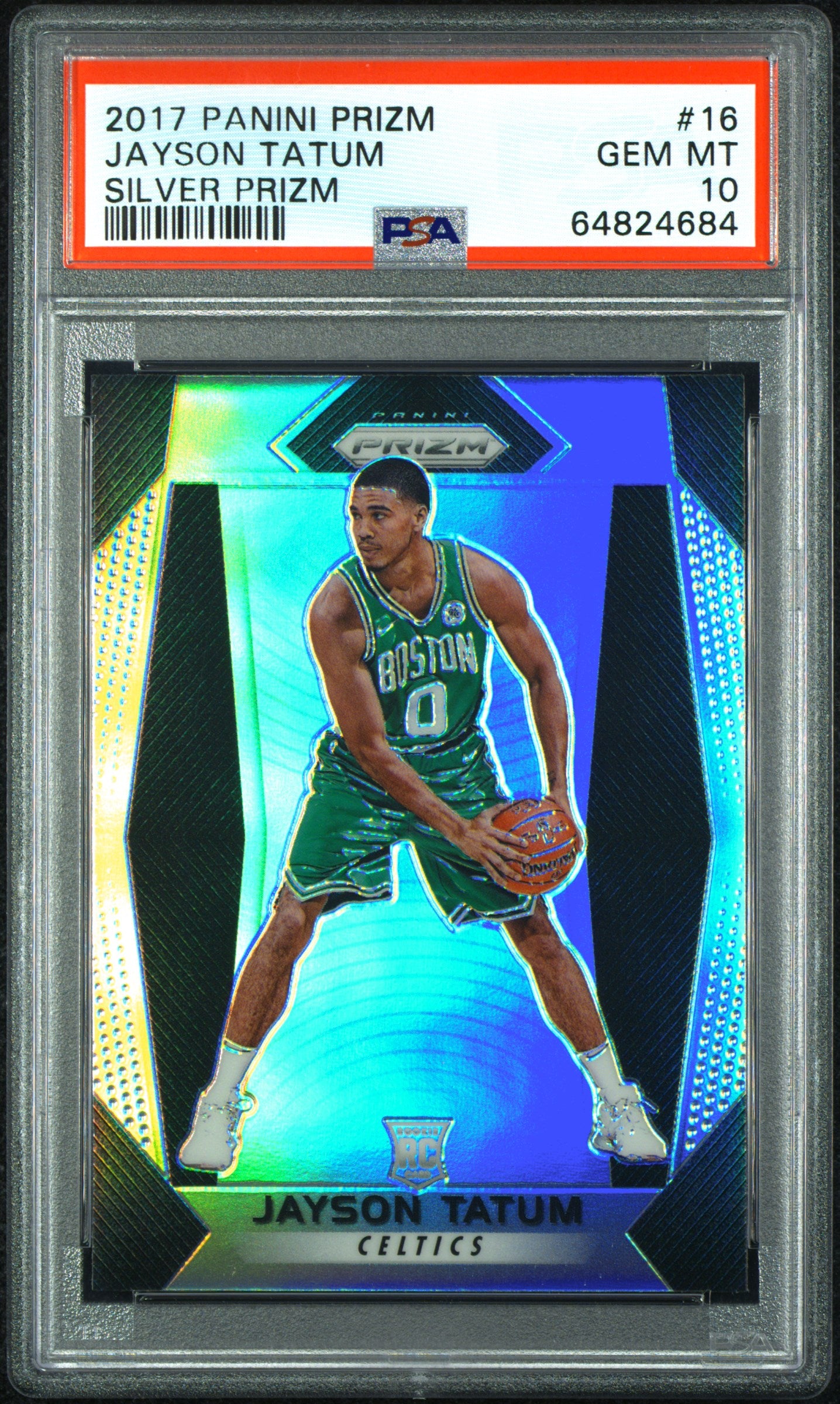 2017 Panini Prizm Jayson Tatum #16 Silver PSA 10