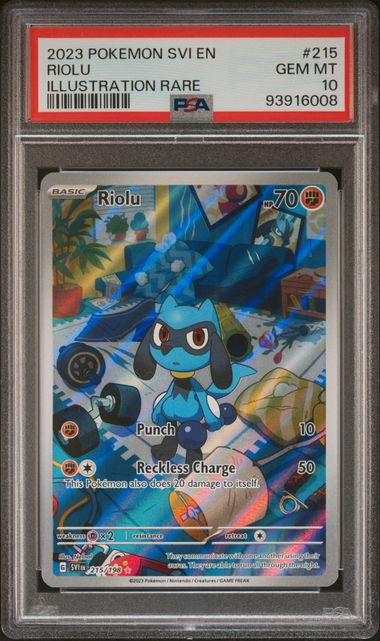 Riolu 2023 Scarlet & Violet #215/198 Illustration Rare Price Guide ...