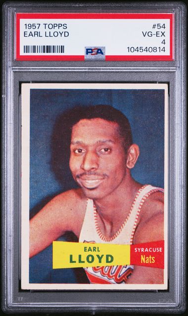 1957 Topps Earl Lloyd #54 PSA Vg-Ex 4