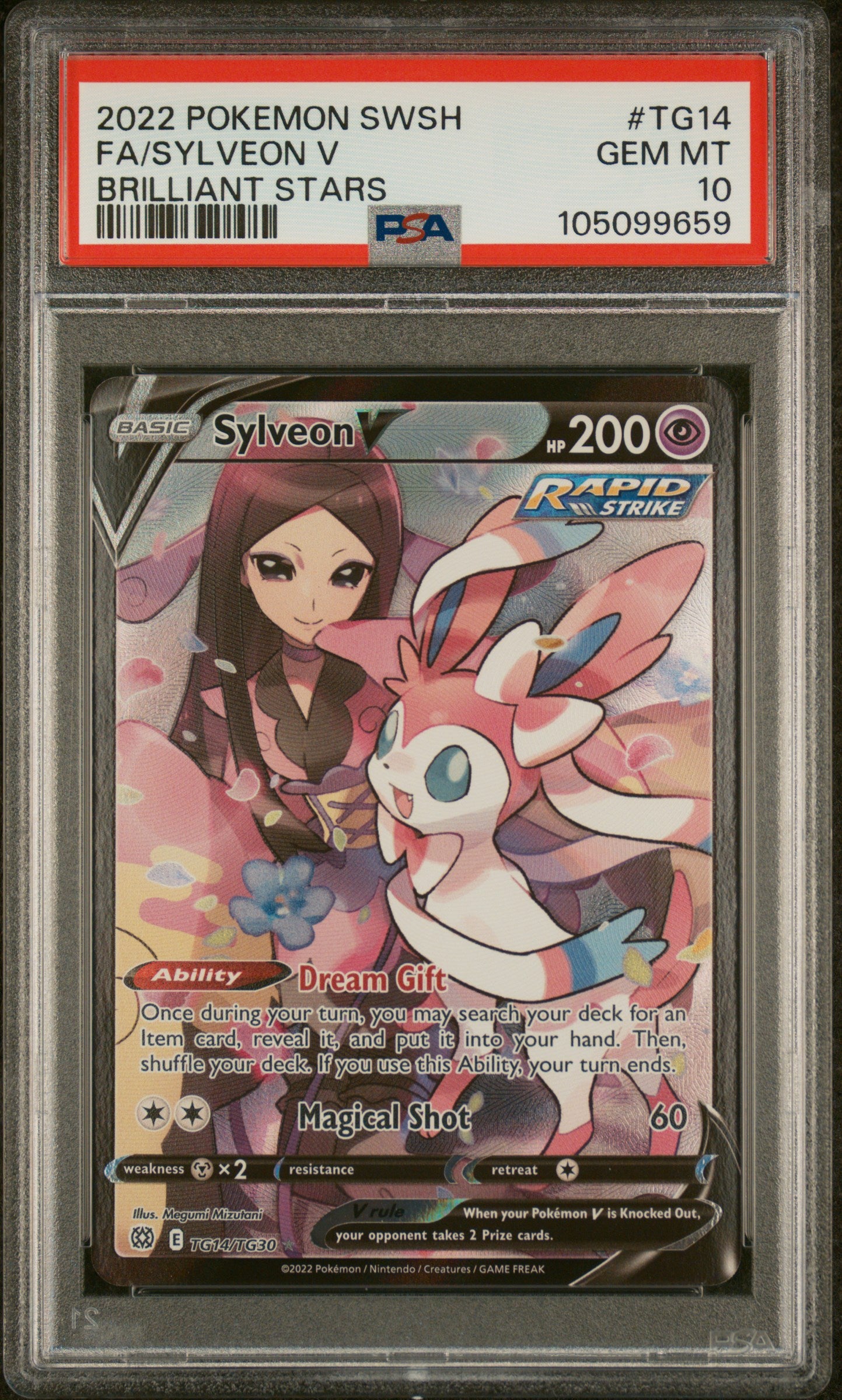 Sylveon V 2022 Sword & Shield: Brilliant Stars #TG14/TG30